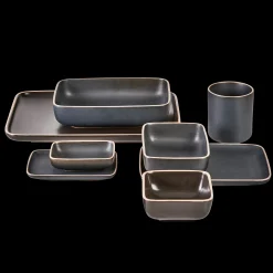 Discount CASA Elements Piatto Nero