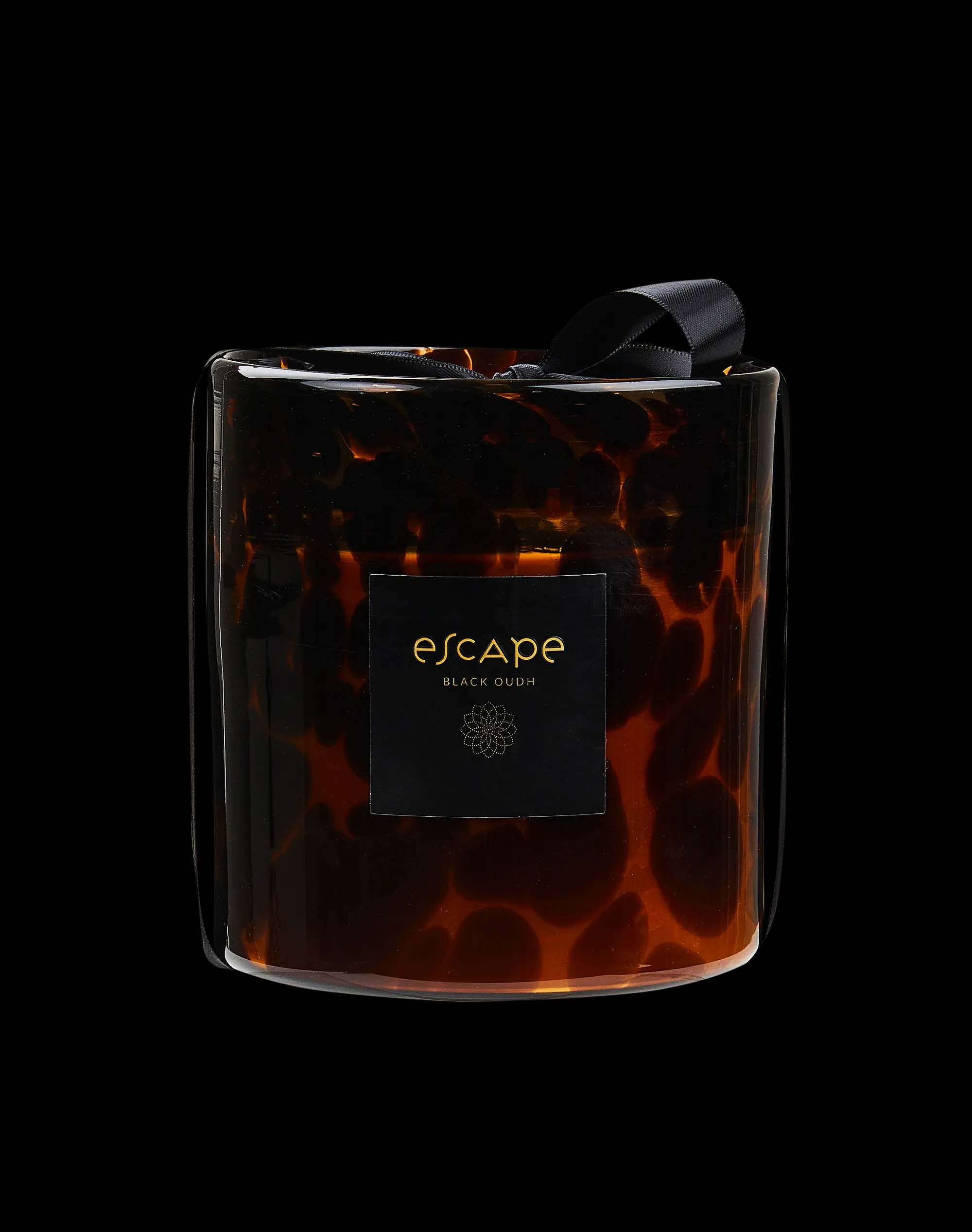 Hot CASA Escape Black Oudh Candela Profumata Marrone, Ocra, Multicolore