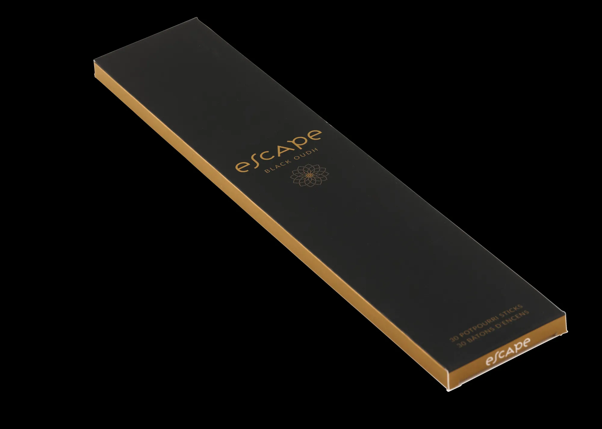 Outlet CASA Escape Black Oudh Incenso 30 Bastoncini Nero