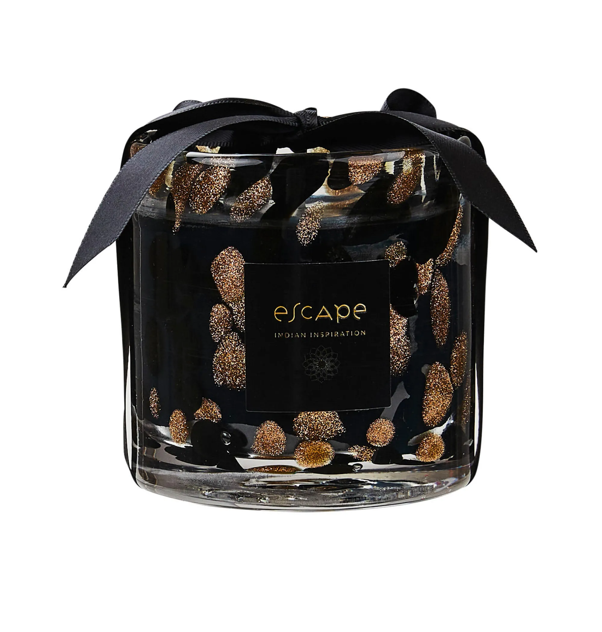 Online CASA Escape Indian Inspiration Candela Profumata In Vaso Nero, Rame, Multicolore