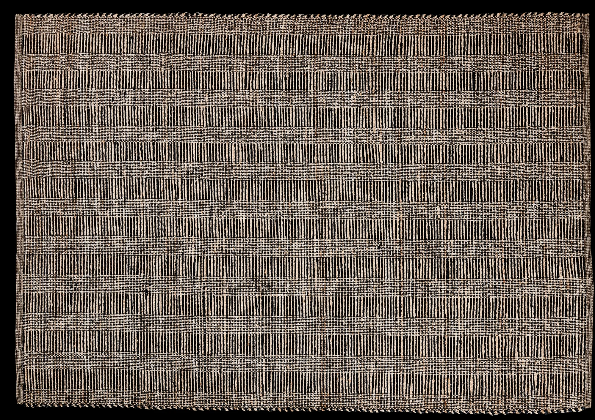 Clearance CASA Ethnic Tappeto Nero, Naturale
