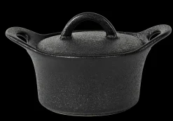 CASA Fero Cocotte Con Coperchio Nero