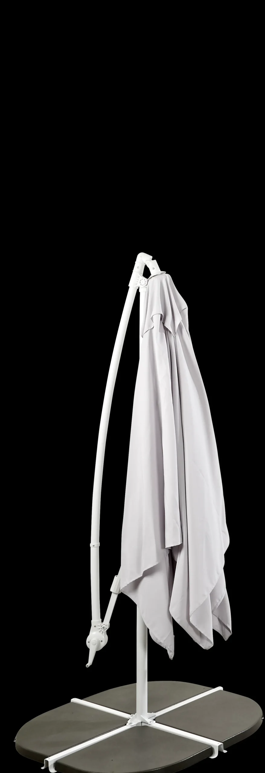 Sale CASA Fiji Ombrellone Sospeso Senza Base Grigio Chiaro