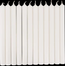 Best CASA Fina Candele Set Di 12 Bianco