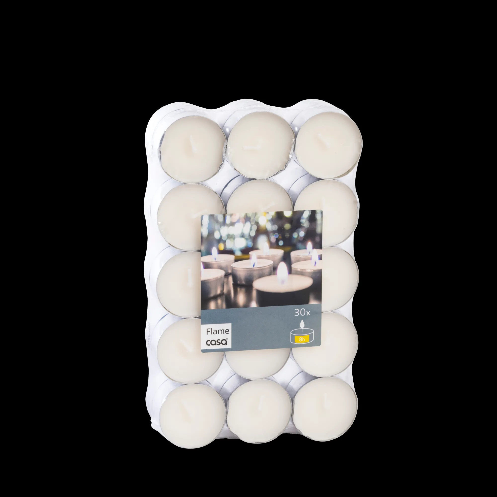 Outlet CASA Flame Lumini Set Di 30 Bianco