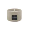 Outlet CASA Fuego Candela A Led Solare Grigio Chiaro