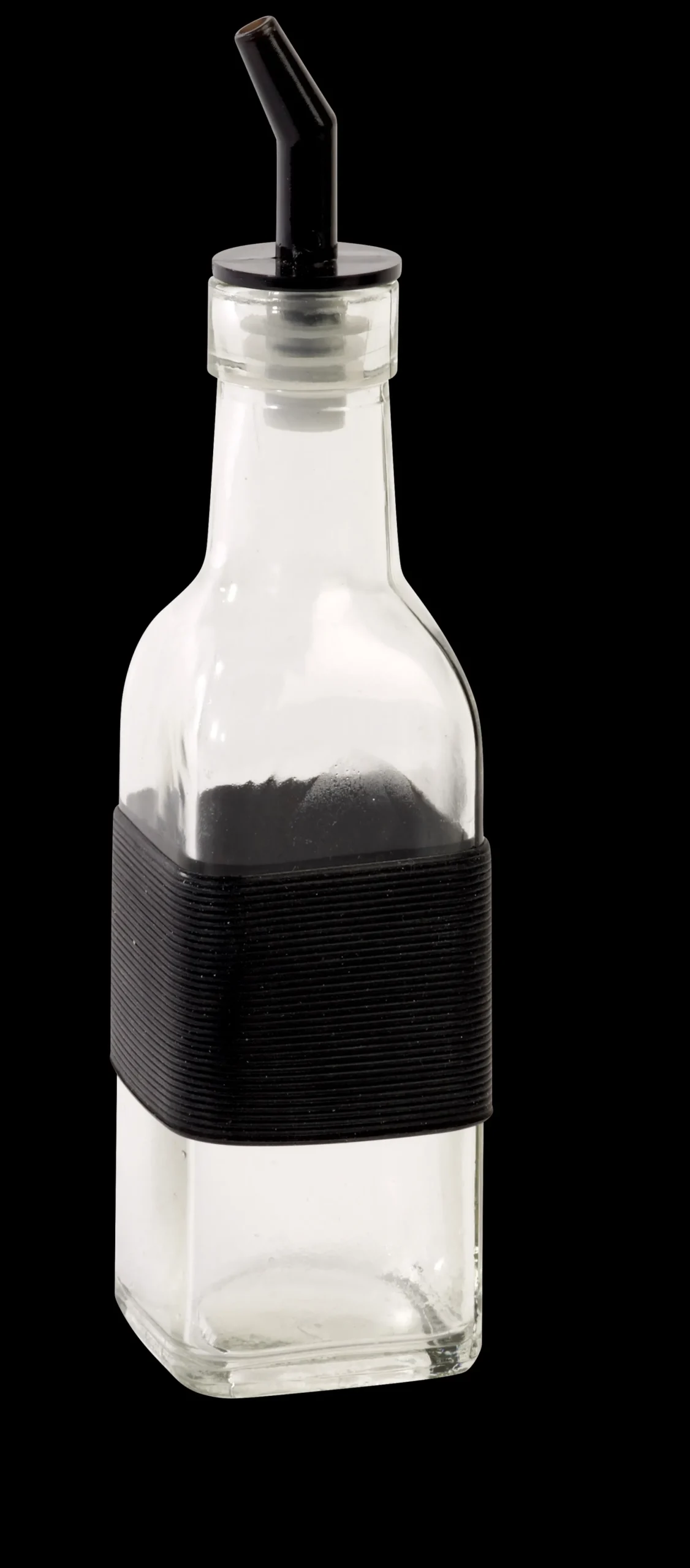 Discount CASA Grip Bottiglia Olio Nero, Trasparente