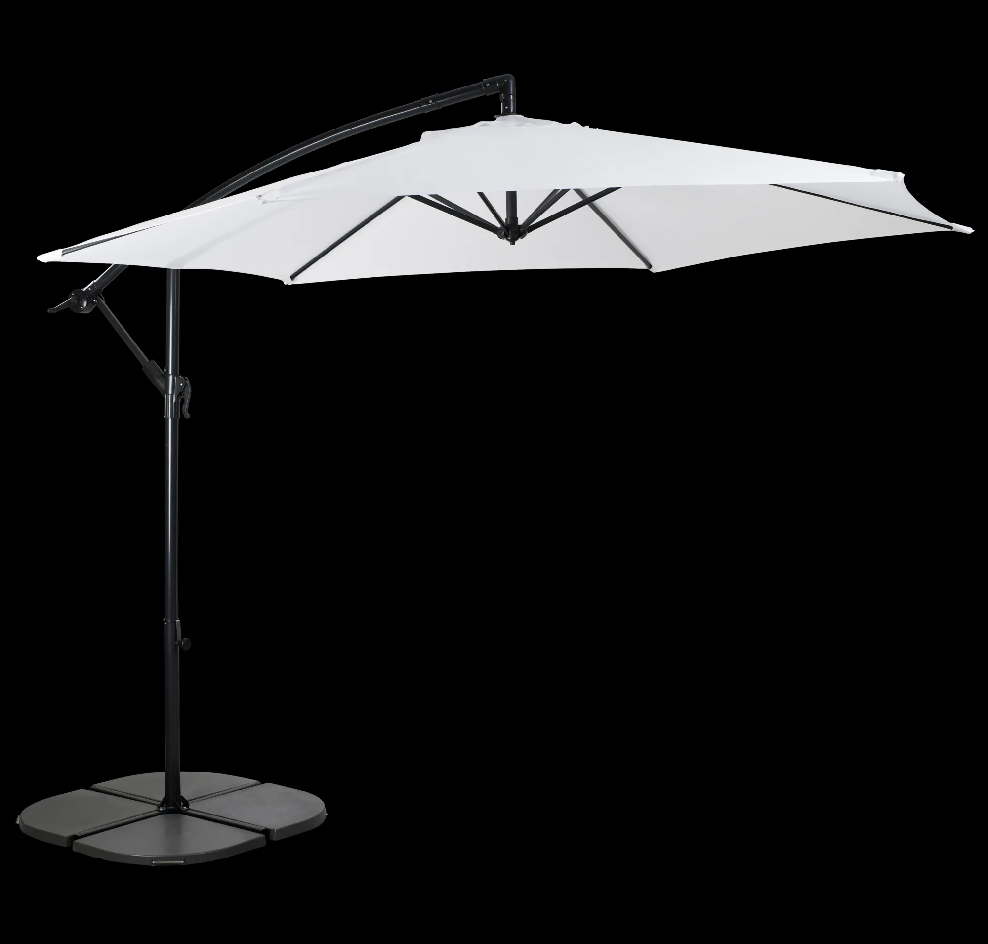 Discount CASA Hawai Ombrellone Sospeso Senza Base Bianco
