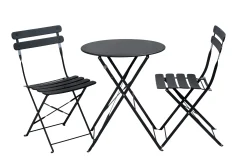 New CASA Imperial Set Bistro Rotondo Nero