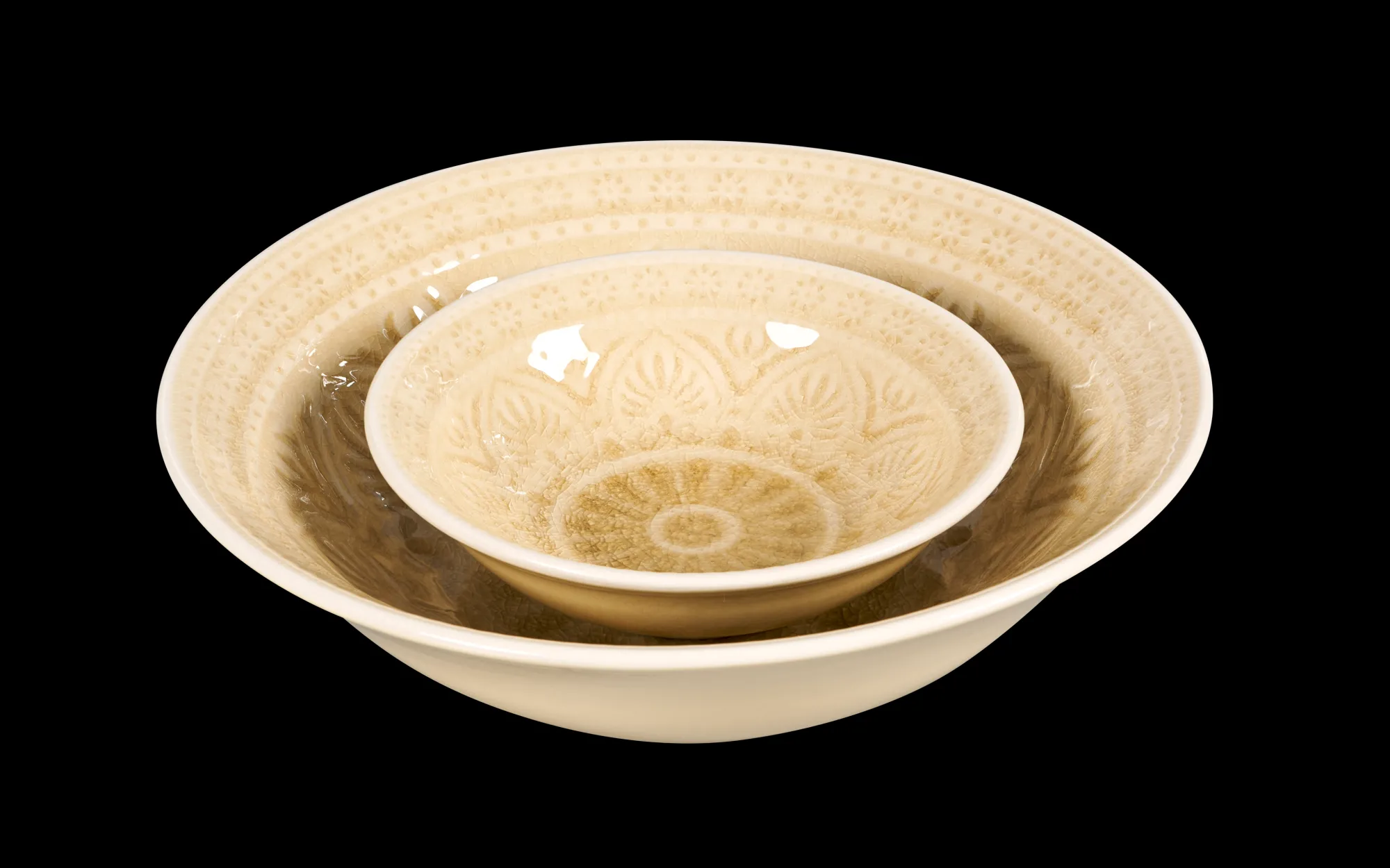 Sale CASA Indo Ciotola Beige