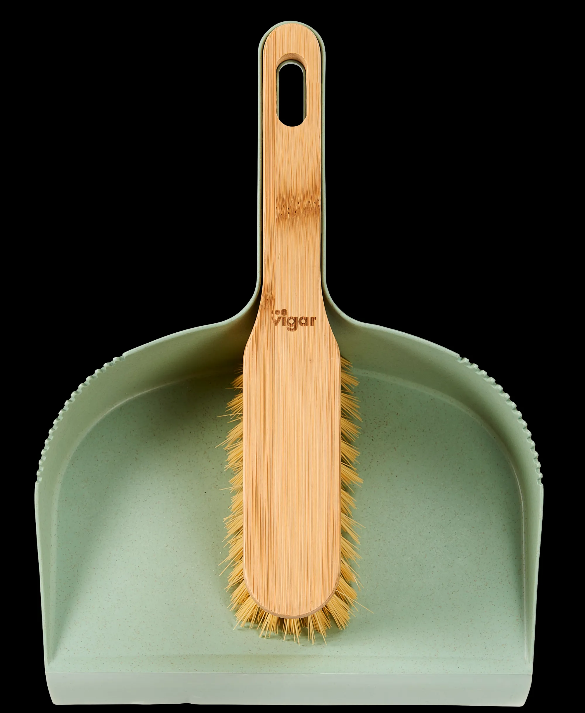 Outlet CASA Jasmin Paletta Con Scopa Verde, Naturale