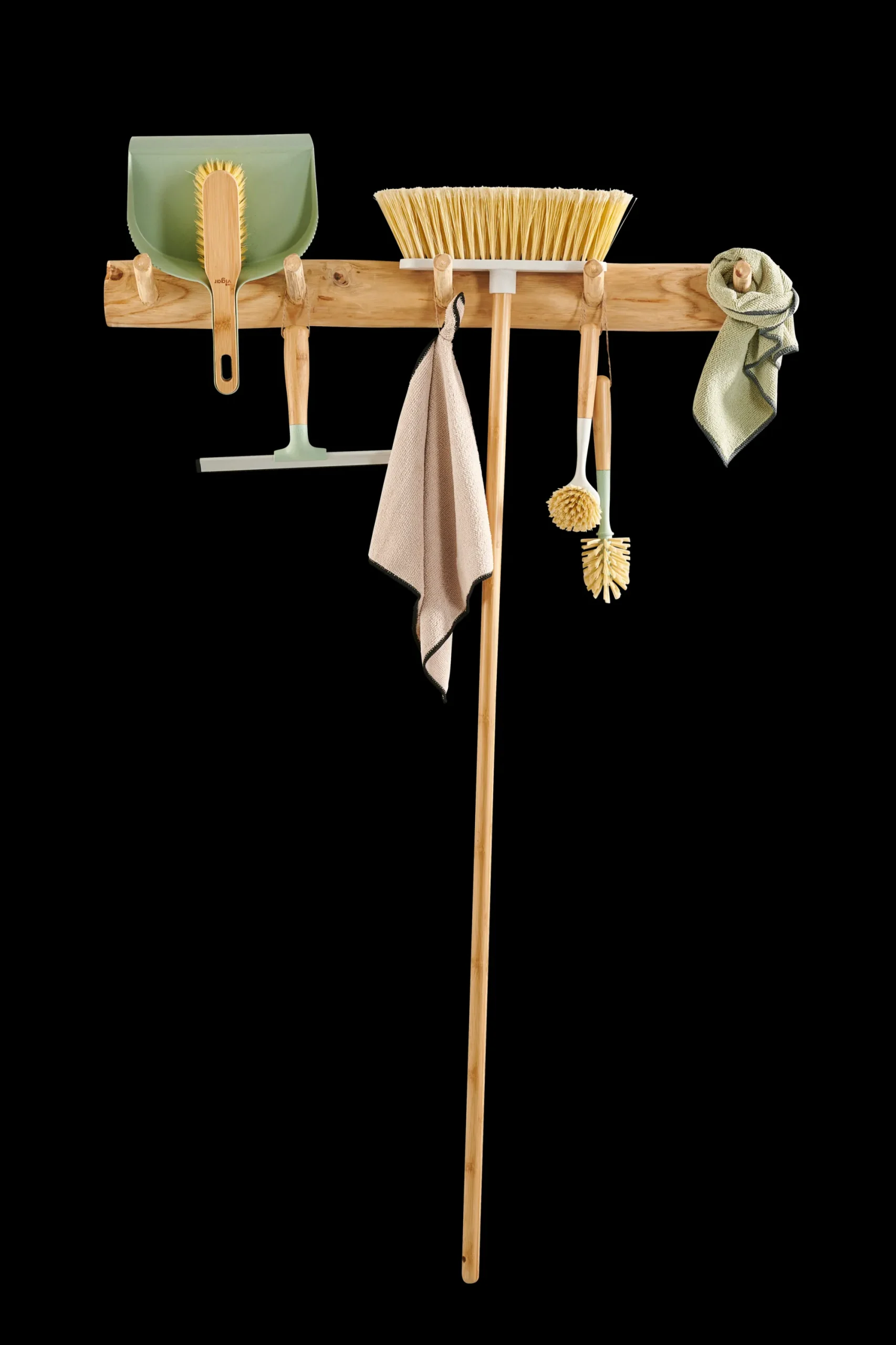 Hot CASA Jasmin Set Di Scope Verde, Naturale