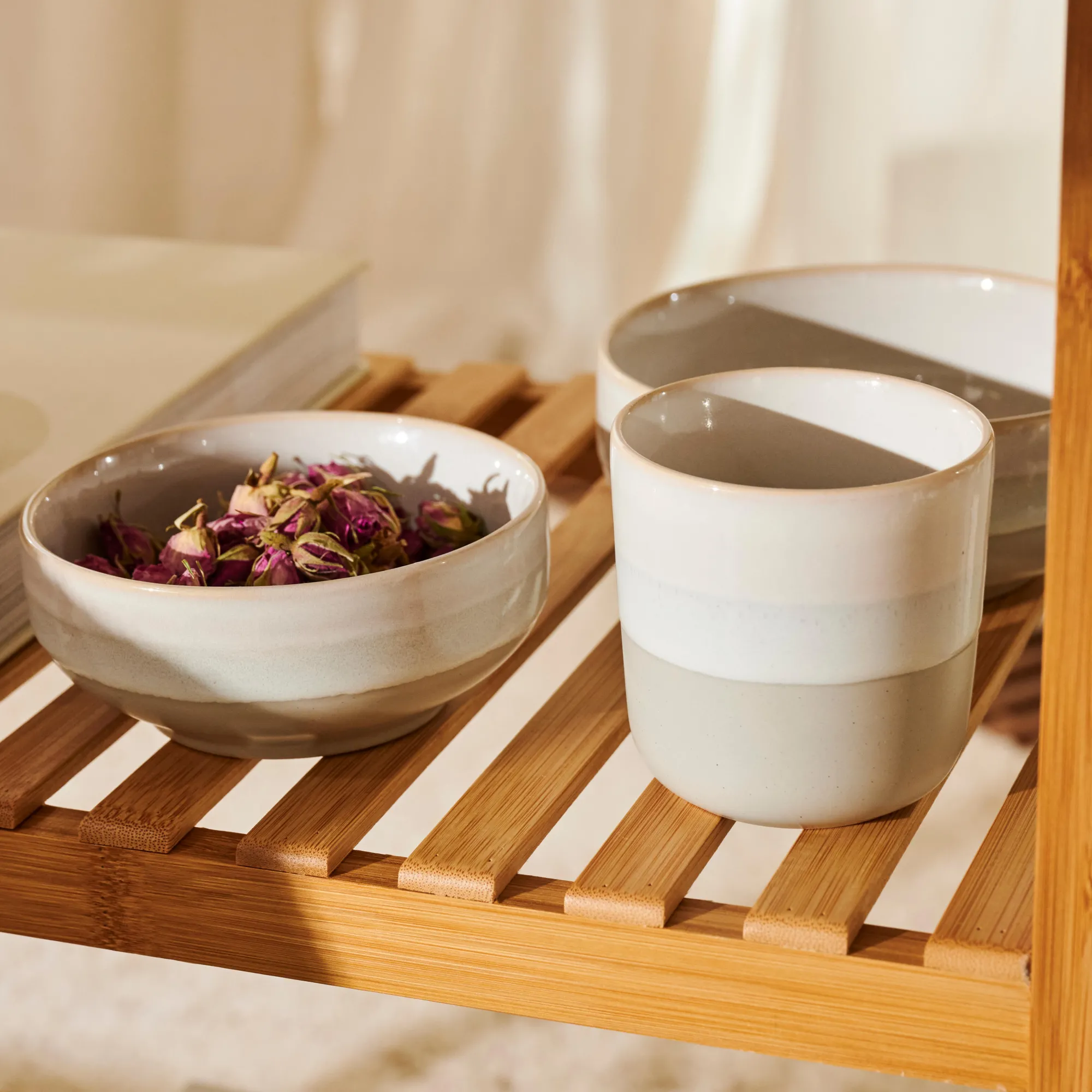 Clearance CASA Jessie White Tazza Senza Manico Bianco