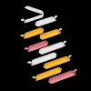 New CASA Klipper Clip Chiudisacchetto Set Di 10 Mix Di Colori Grigio, Giallo Scuro, Terracotta