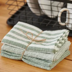Discount CASA Laurent Strofinacci Set Di 3 Verde