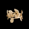 Clearance CASA Leafs Anello Portatov Dorato