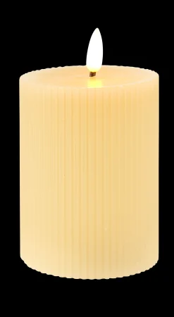 Hot CASA Led Candela Con Luci Led Marrone