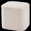 Best CASA Liam Pouf Con Contenitore Bianco