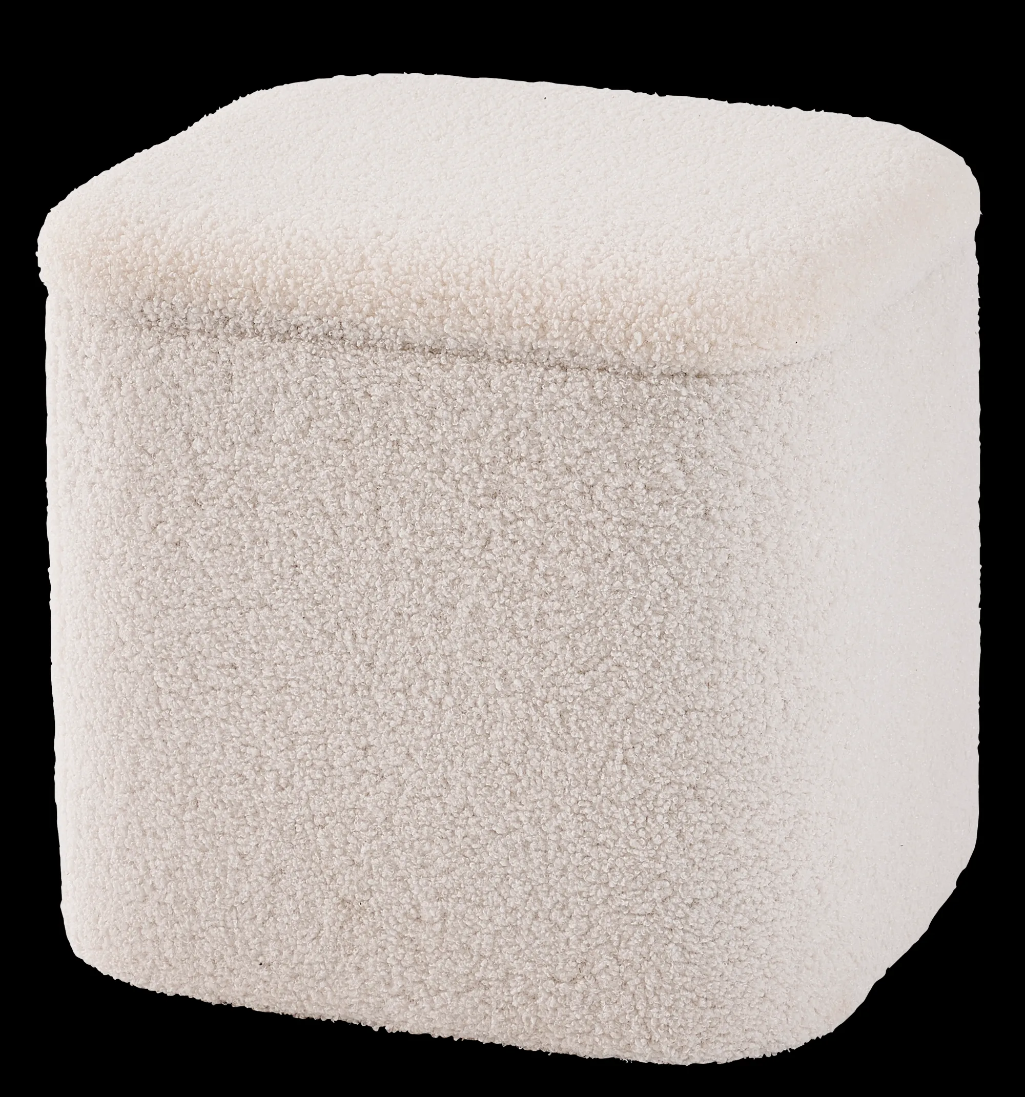 Best CASA Liam Pouf Con Contenitore Bianco