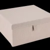 Online CASA Linolux Scatola Portatutto Con Coperchio Beige