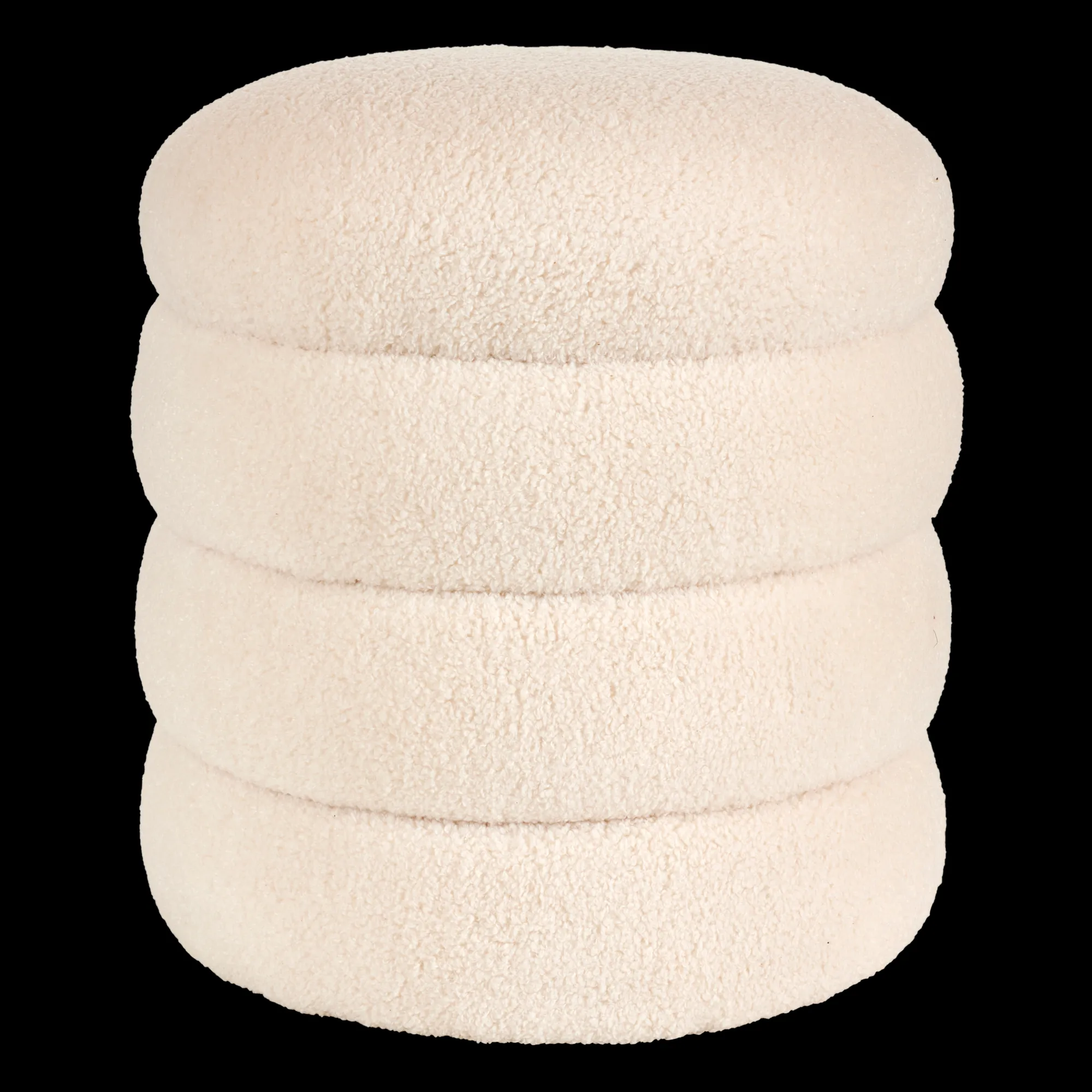 Clearance CASA Lobby Pouf: Bianco Antico