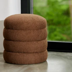 New CASA Lobby Pouf: Marrone