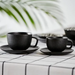 Online CASA Magma Tazza & Piattino Espresso Nero
