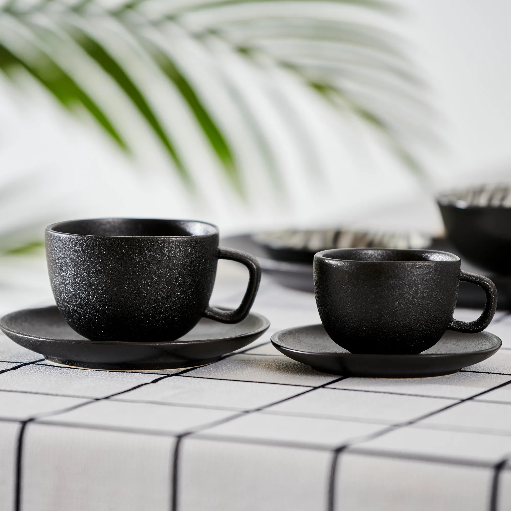 Online CASA Magma Tazza & Piattino Espresso Nero