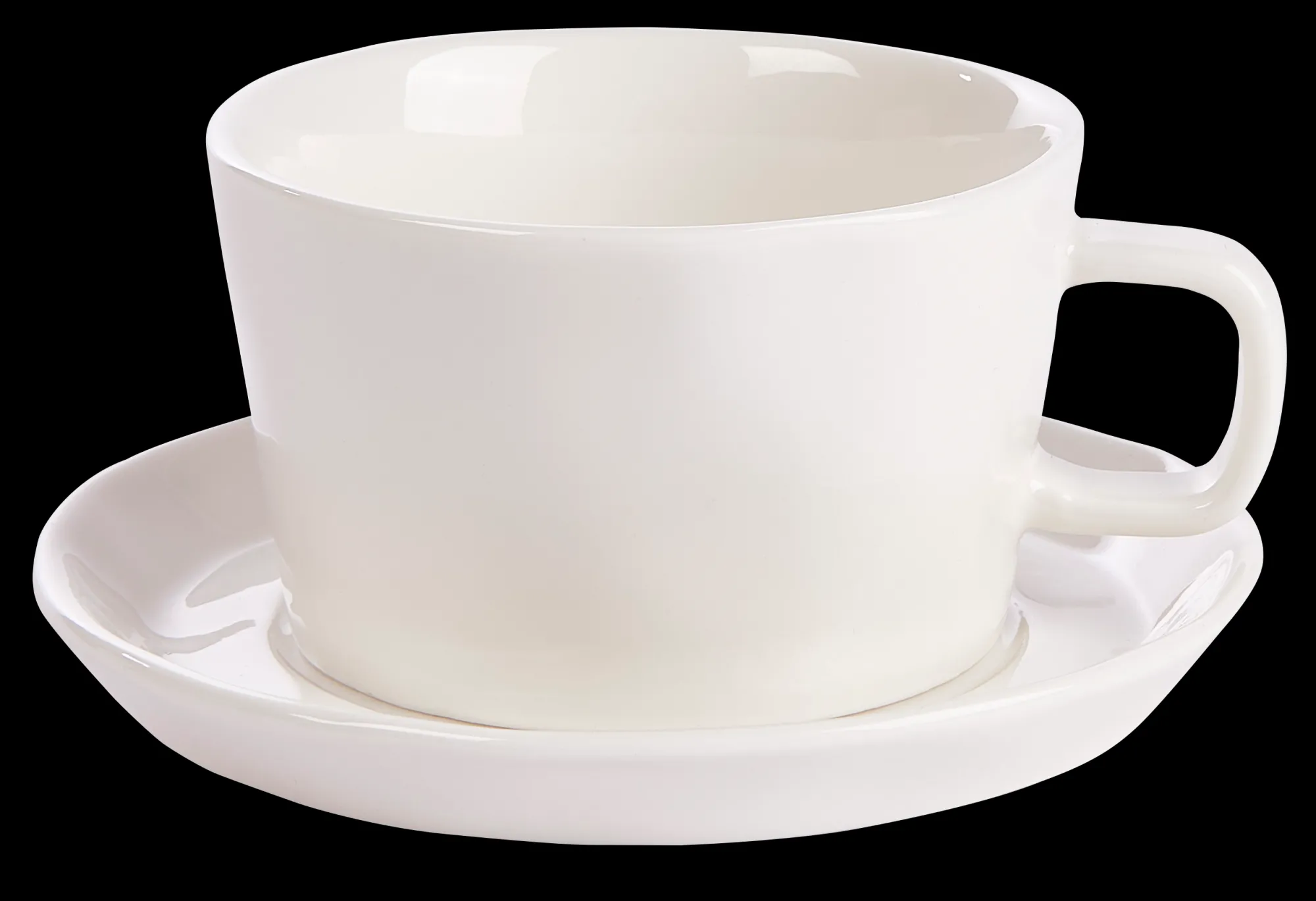 New CASA Marea Tazza E Piattino Bianco