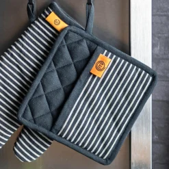 New CASA Masterchef Guanto Da Forno Nero