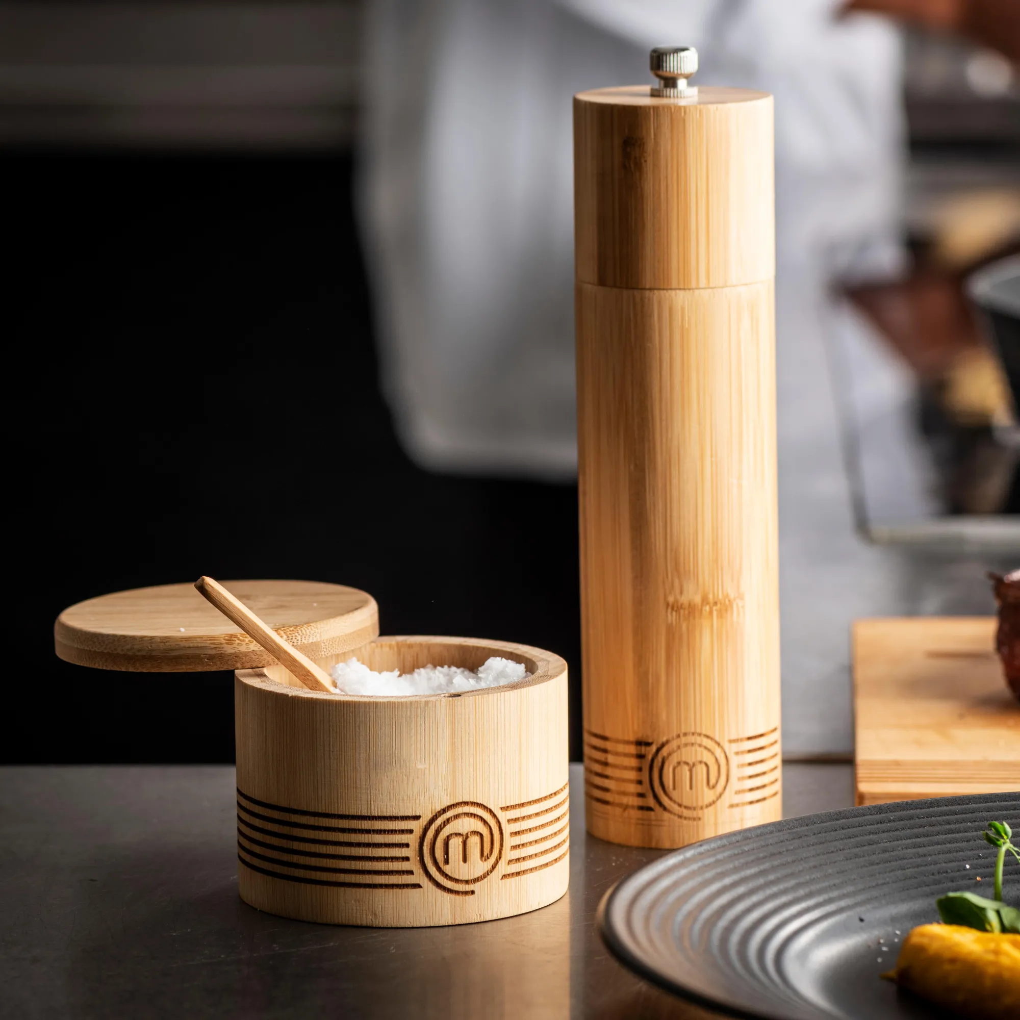CASA Masterchef Saliera + Cucchiaio Naturale