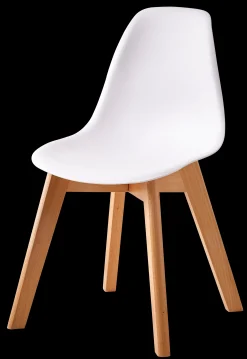 Discount CASA Mathias Sedia Per Bambini Bianco, Naturale
