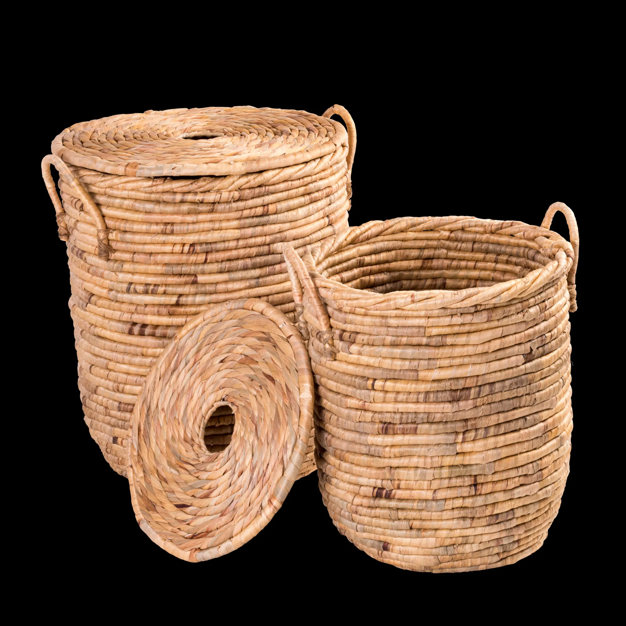 Clearance CASA Miley Cesto Per Biancheria Con Coperchio E Manici Naturale