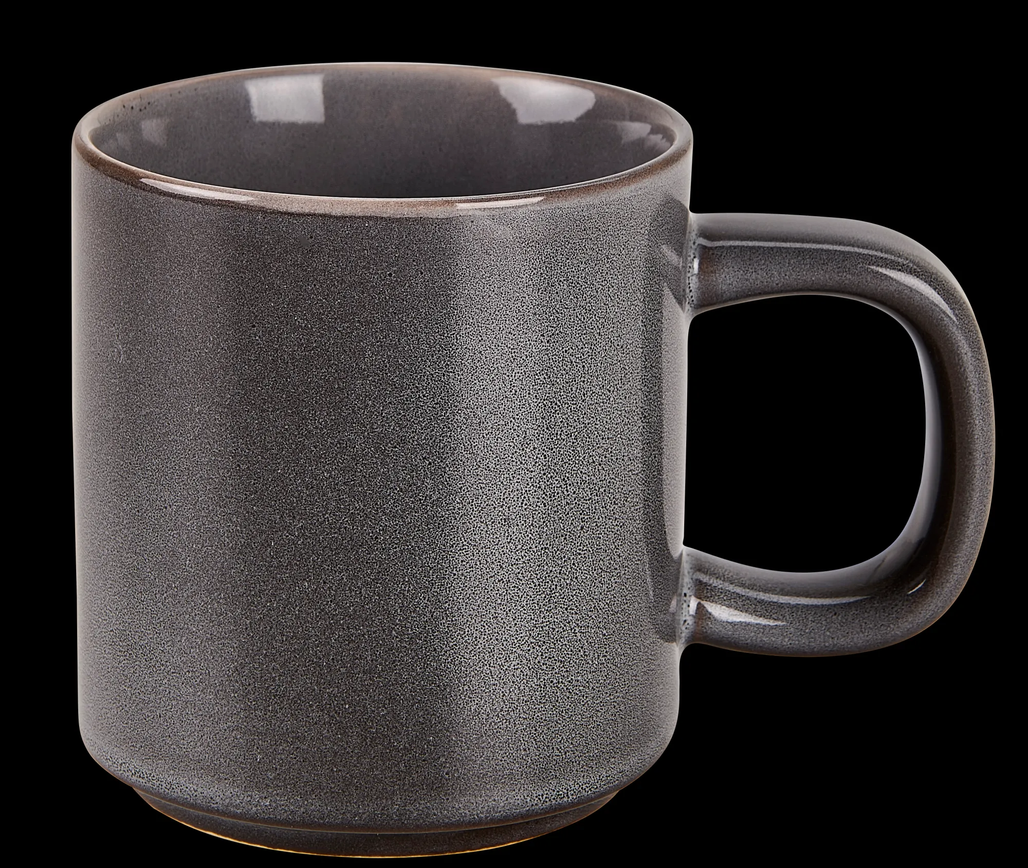 New CASA Mineral Graphite Mug Con Manico Grigio