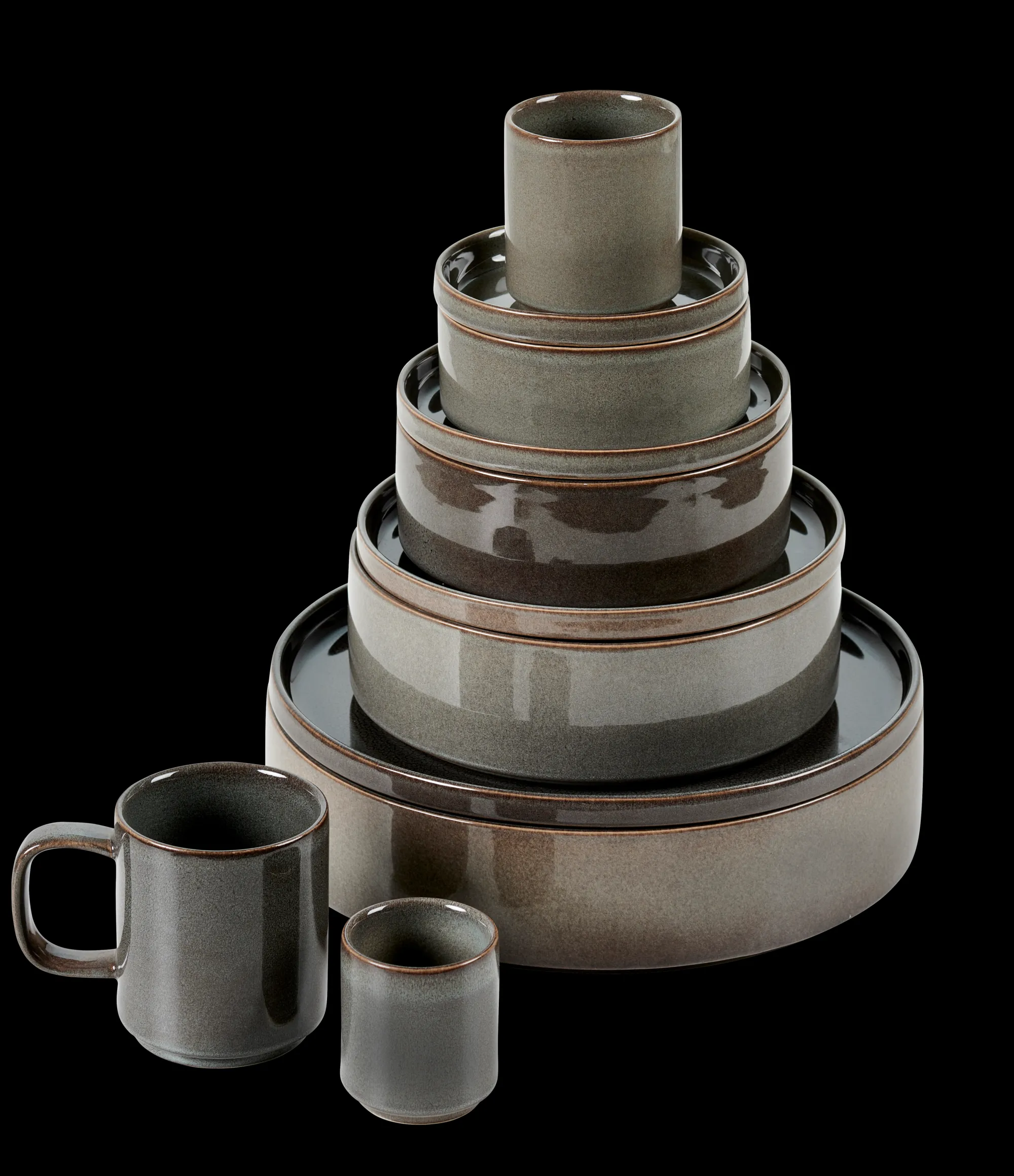 New CASA Mineral Graphite Piatto Grigio