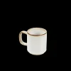 Discount CASA Mineral Marble Mug Con Manico Bianco