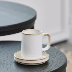 Discount CASA Mineral Marble Mug Con Manico Bianco