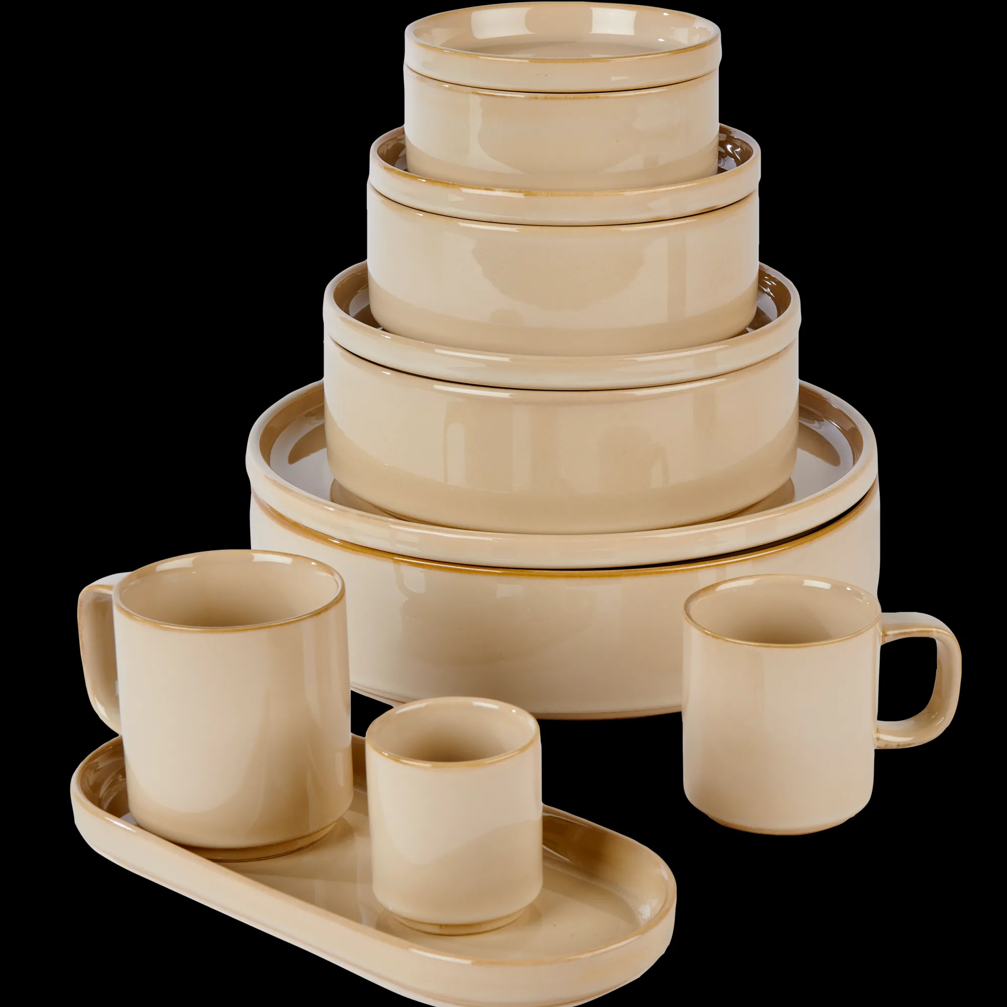 Outlet CASA Mineral Sand Ciotola Beige