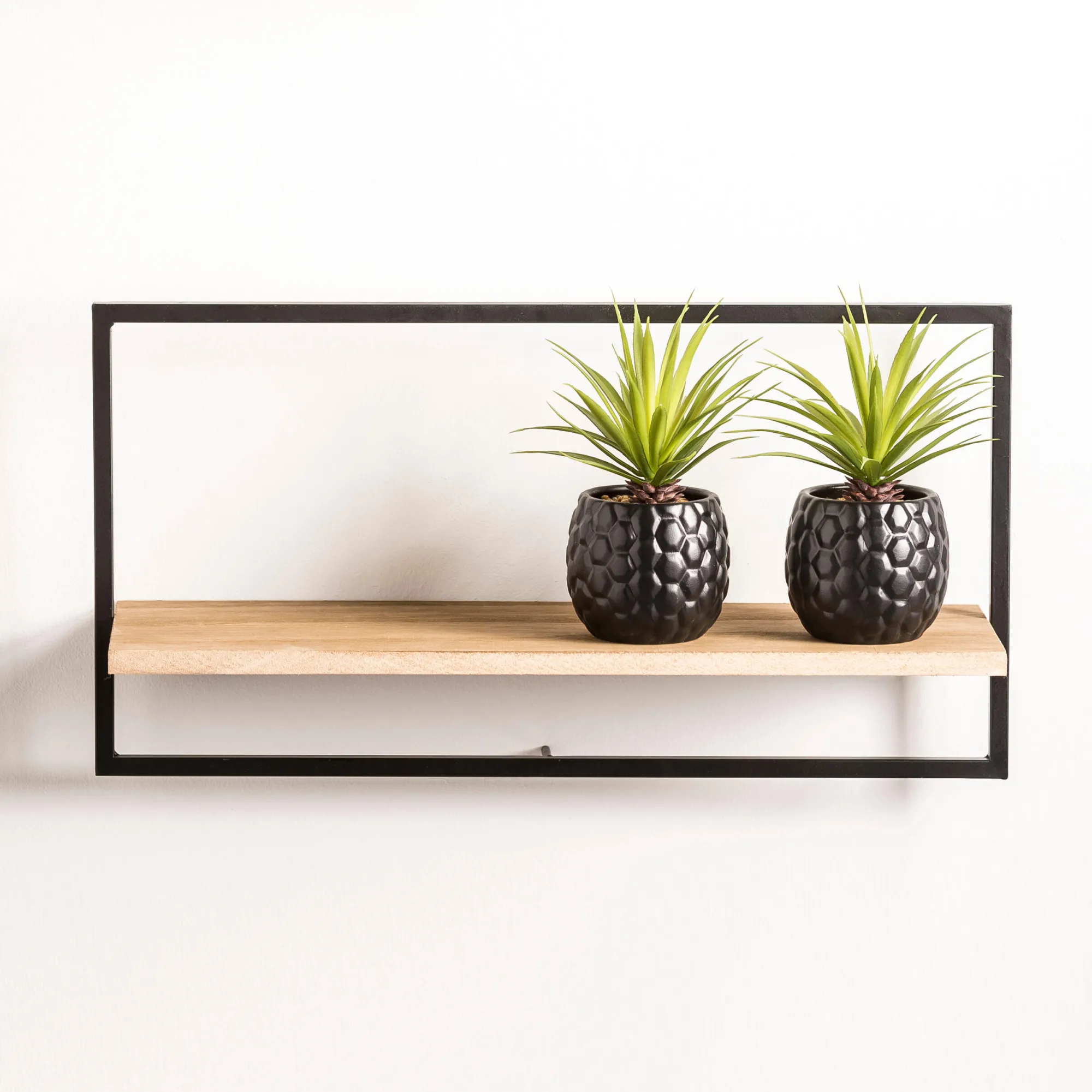 CASA Mix&Match Organiser Da Parete Nero, Naturale