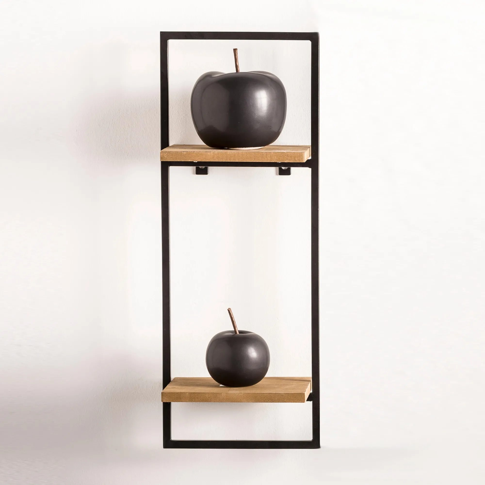 Clearance CASA Mix&Match Organiser Da Parete Nero, Naturale