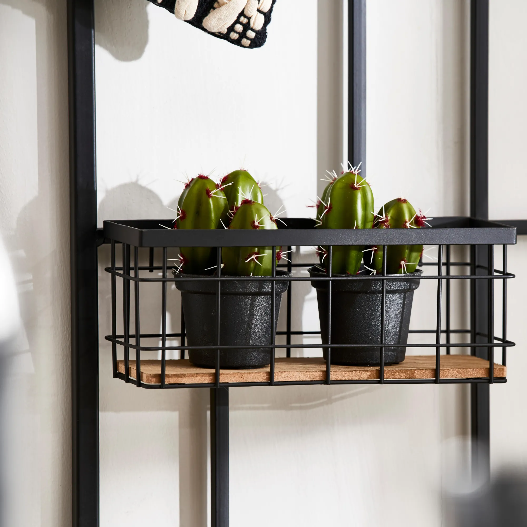 Outlet CASA Modular Cesto Di Metallo Nero