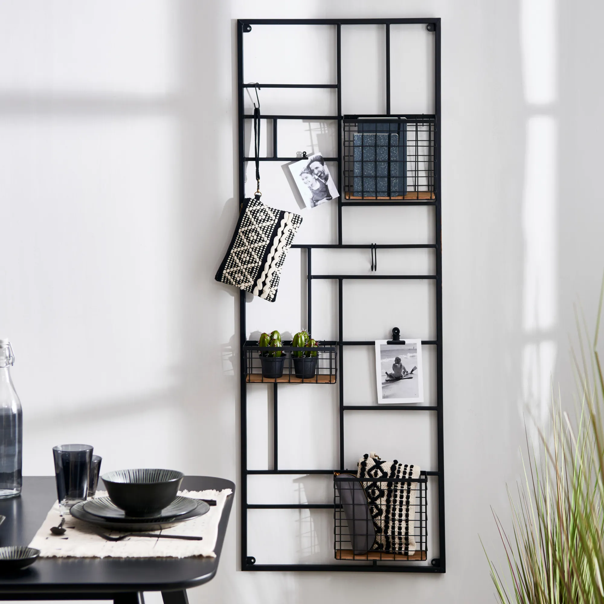 New CASA Modular Organiser Da Parete Nero