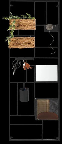 New CASA Modular Organiser Da Parete Nero