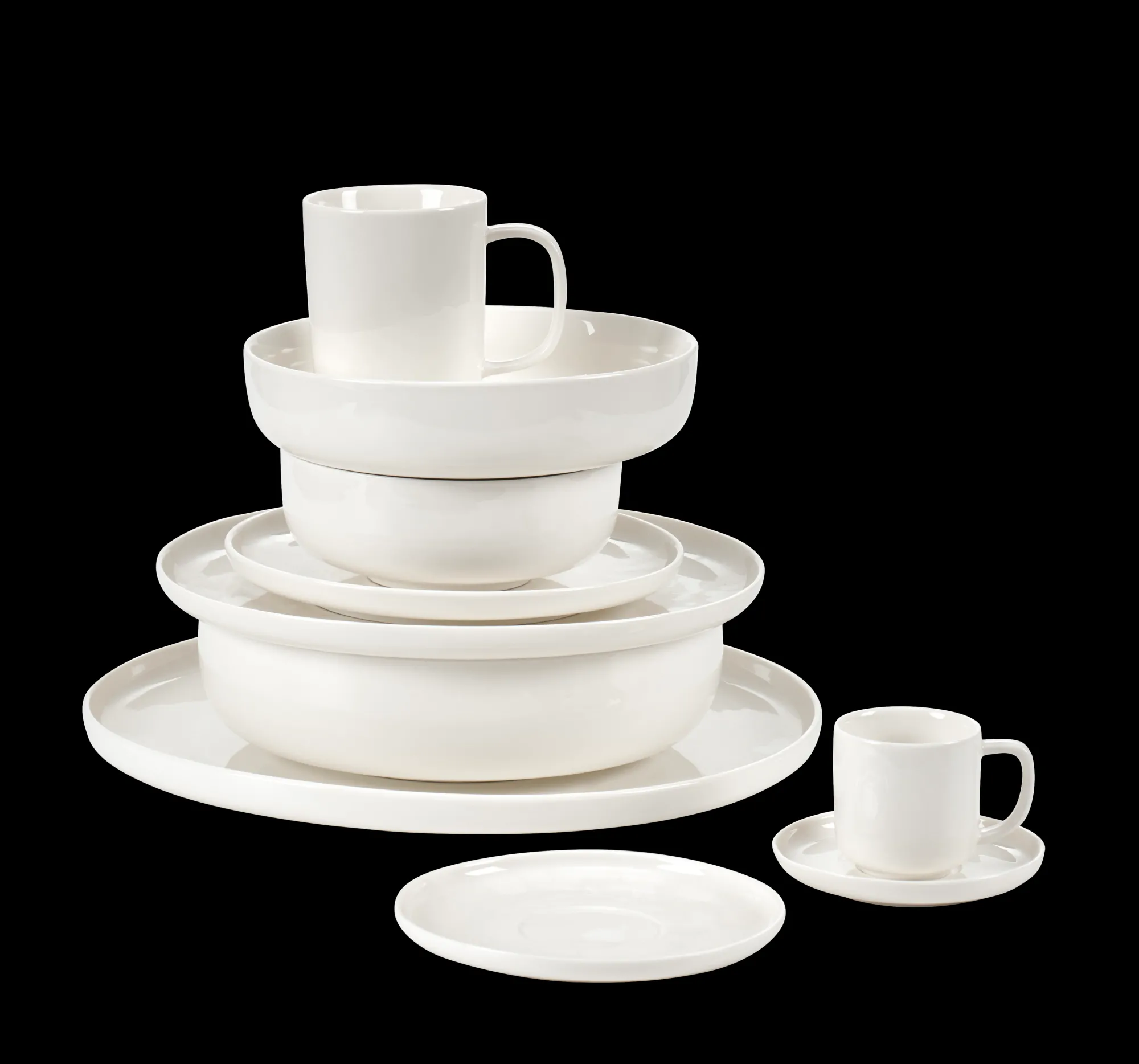 Clearance CASA Moon Piatto Dessert Bianco