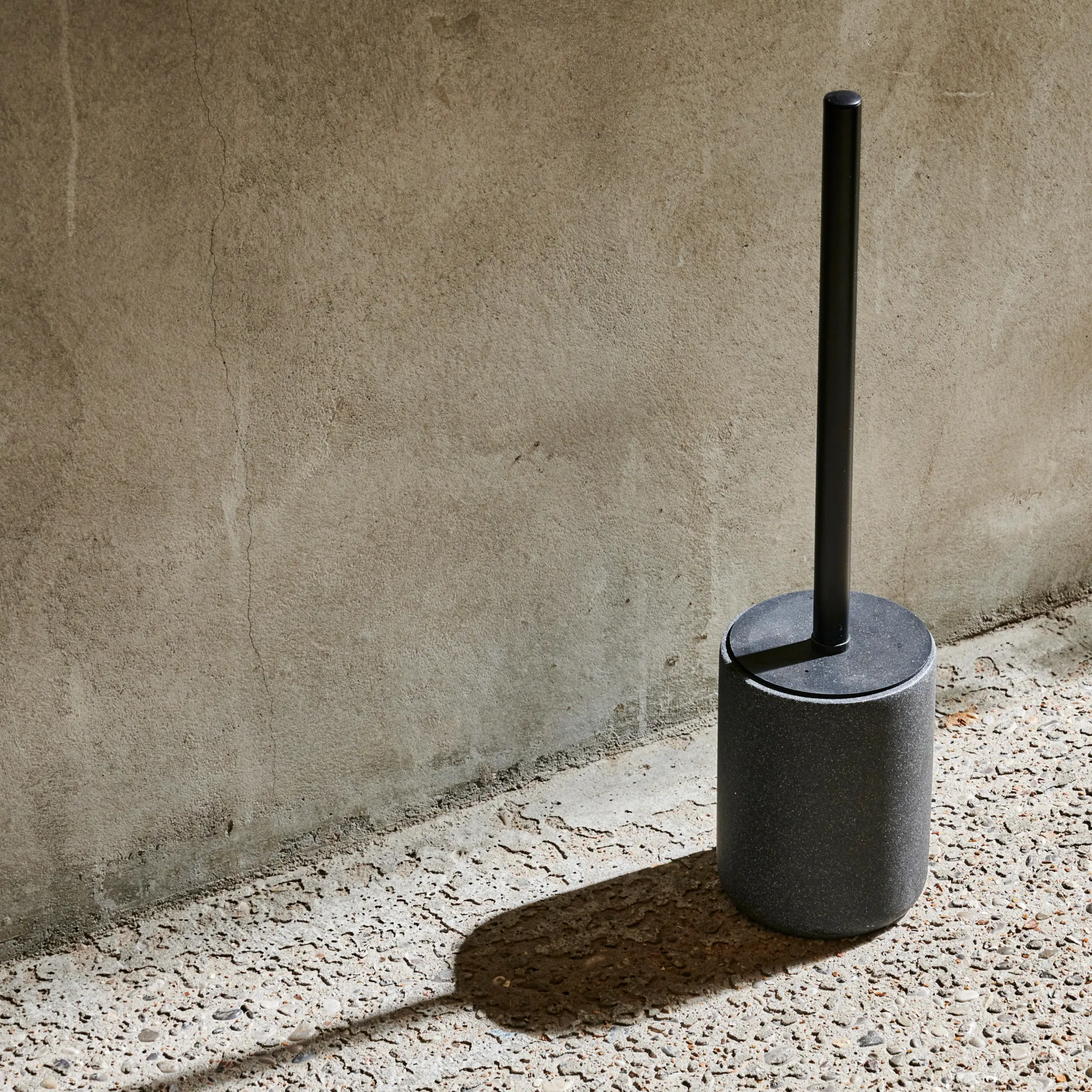 Hot CASA Moon Scopino Wc In Supporto Nero, Grigio Scuro