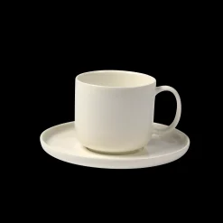 CASA Moon Tazza E Piattino Bianco