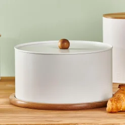 Online CASA Nagini Contenitore Per Dolci Bianco, Naturale