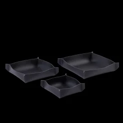 Outlet CASA Nappa Portatovaglioli 21X21 Nero