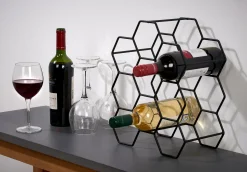 Online CASA Nau Cantinetta Per 9 Bottiglie Nero