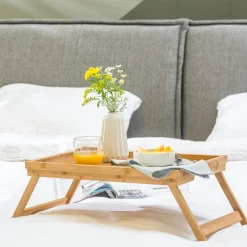 Online CASA New Bamboo Vassoio Da Letto Naturale